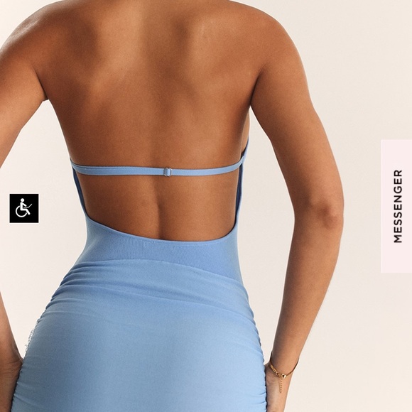 House of cb blue “Anura” dress size small - Picture 3 of 5